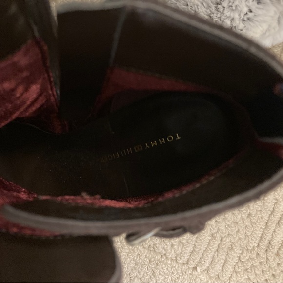 Tommy Hilfiger brown suede platform boots size 6 - Picture 7 of 7